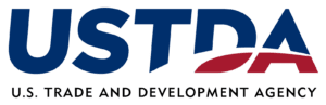 Logo of the U.S. Trade and Development Agency (USTDA) with blue letters "USTD" and a red and blue stylized "A," accompanied by the text "U.S. Trade and Development Agency" below.