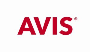 The image shows the AVIS logo with the company name in bold red letters on a white background, reflecting its mobile-friendly branding.